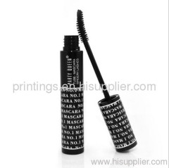 Heat transfer film for cosmetic mascara tube