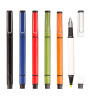 Promotional square shape ballpoint pen with highlighter