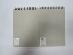 2 subject hardcover spiral notepads/stenopads/scrachpads college ruled