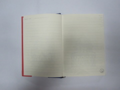 2 subject hardbound round back diary/notebook good quality