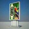 Outdoor Aluminum Miniature Light Box / Pavement Advertising Board