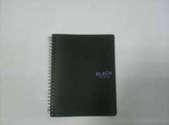 4 subject A5 PP cover spiral notebook with cutting line