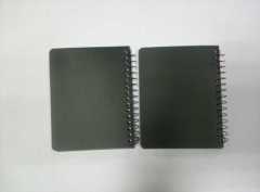 A6 4 subject PP cover spiral notebook/notepad