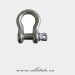 Stainless bow shackle and D shackle