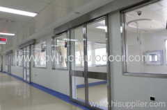 Intensive Care Unit double pane sliding glass doors