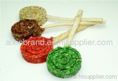 rawhide colourful munchy lollipop