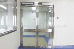 Automatic Swing Doors ,Double open(304 Stainless steel with frame glass 1500*2100)