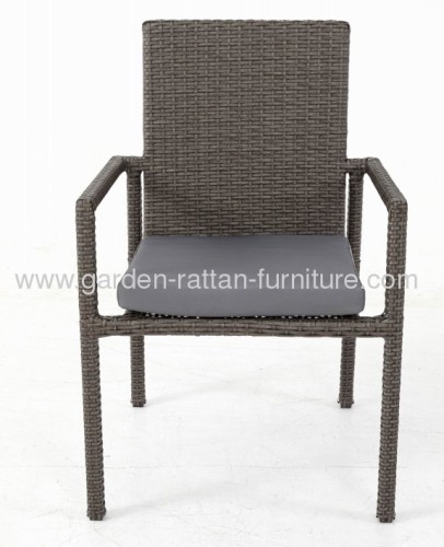 Outdoor garden rattan dining chair 