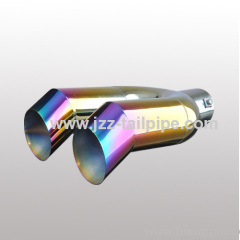 Universal stainless steel big size automobile tail pipe