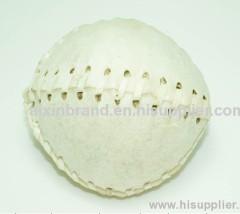 bleached rawhide rugby balls