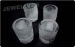 cup shaped silcione ice cube trays