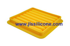 Stick shaped silicone ice cube trays