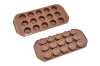 round silicone chocolate molds with 15 cavities