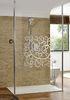 4mm 5mm 6mm Custom Pattern Clear Silk Screen Glass For Shower Screens