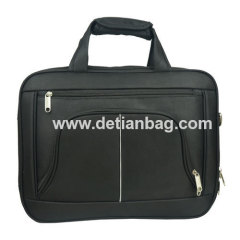 Black trendy business travel laptop briefcase for notebook 13.3