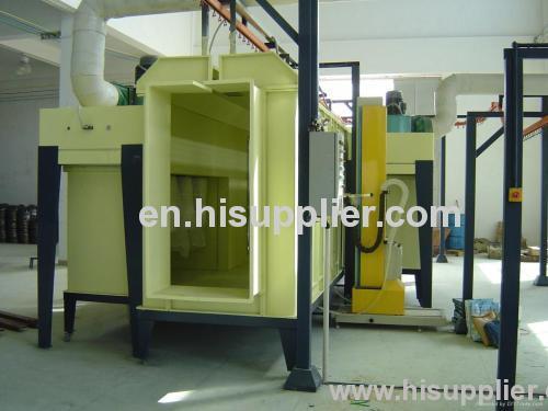 High-efficiency powder recycle powder coating booth design