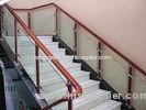10mm 12mm Safety Tempered Staircase Railing Glass