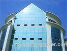 Architectural Curved Glass Curtain Wall For Office Building , Heat Insulation
