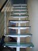 Circular, Undular Safety Laminated Anti Slip Glass Floor For Stair Steps