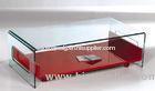 Clear Bent Tempered Glass Table Top, Custom Tempered Glass Coffee Table Top