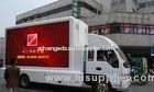 Advertising P10 Vehicle Truck Mounted LED Screens Full Color , 6500cd/