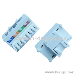 Korean type cat. 5e RJ45 Keystone Jack