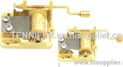 HAND CRANK MOVEMENT WITH GOLDEN COLOUR