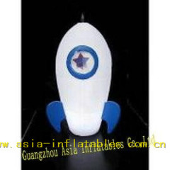 2013 popular illuminated Inflatable Lighting Decor spacecraft