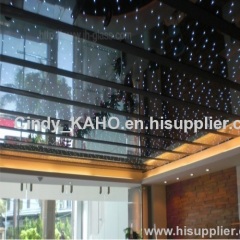Safety led glass, flashing glass, led light with glass for curtain wall