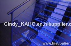 Kaho led glass, power glass, led flashing glass for stairs