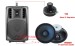 8" Plastic Cabinet Passive / Active Speaker Box PU08 / 08A