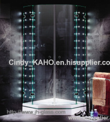 Hot ! led glass, flashing glass, power glass for bathroom