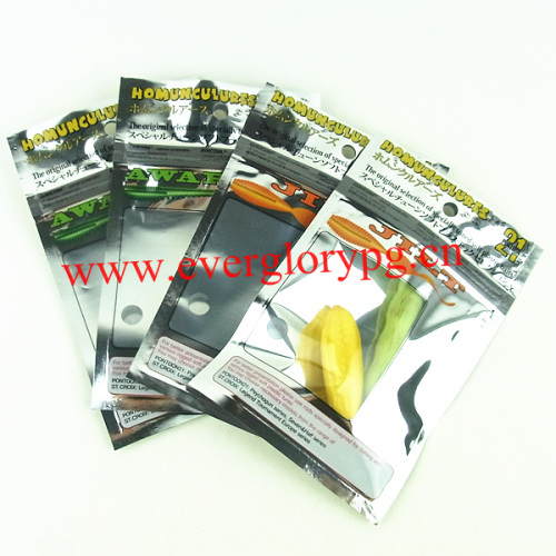 Front transparent aluminum foil packaging bag