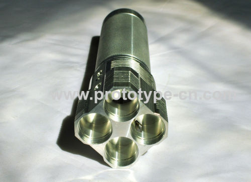 CNC machined flashlight, aluminium flashlight,cnc small batch production