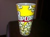 Hot stamping foil for plastic popcorn cup