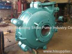horizontal slurry pump with rubber liner and anti-wear alloy