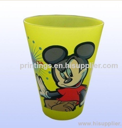 Heat transfer film for plastic water cup