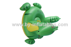 Inflatable PVC rider for swimming