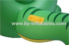 Inflatable PVC rider for swimming