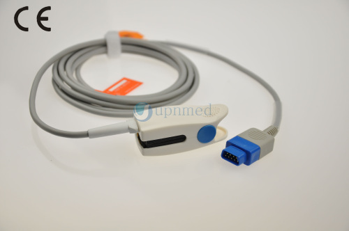 GE Trusignal TS-F-D adult finger clip spo2 sensor,DB9