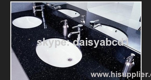 black quartz vanity top