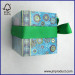 Christmas memo cube with silk ribbon