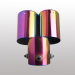 Colorful modified universal stainless steel dual car tail throat