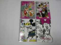A4 5 subject hardcover spiral notebok college ruled for DISNEY