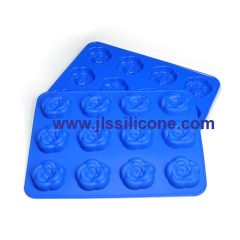 12 cavity rose silicone chocolate molds