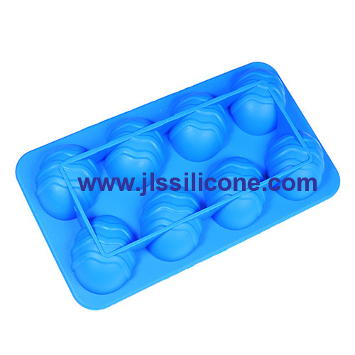 3-D egg silicone chocolate candy mold