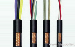 copper conductor PVC insulated PVC sheathed braiding screened control cable