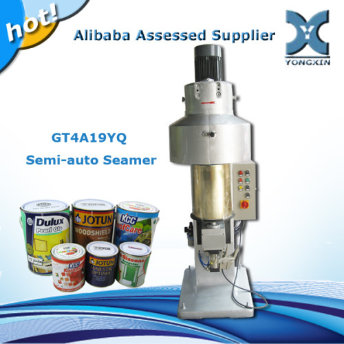 Paint can sealin machine