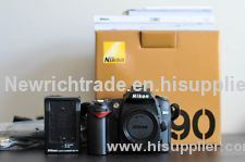 Cheap Original Nikon D90 12MP DSLR Camera, hot selling !!!