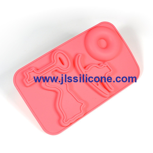 Elegant design silicone chocolate candy mold